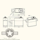 KingMax 69g Wide Voltage 11kg.cm Servo - CLS6911HHV