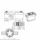 KingMax KM5509MD--55g 9kg.cm torque,digital,metal gears standard servo