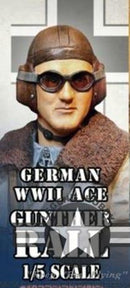 Gunther Rall 1/5 scale Luftwaffe Pilot UNPAINTED