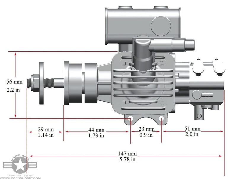 RCGF 10cc SE Stinger Engine