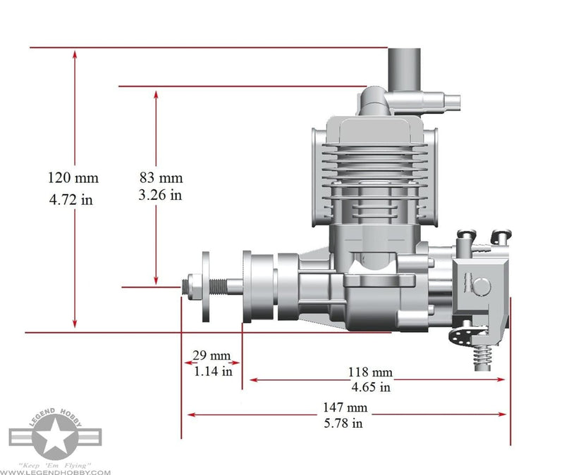 RCGF 10cc SE Stinger Engine