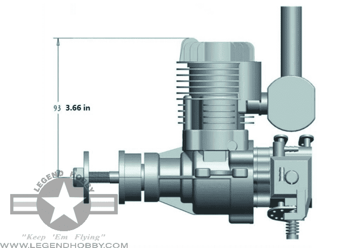 measurements of rcgf 20cc