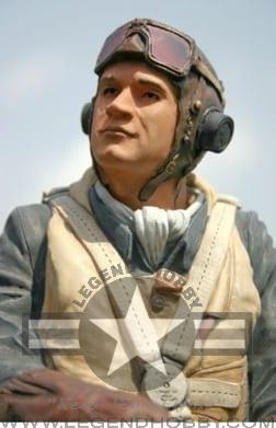 BEST PILOTS - Sailor Malan 1/5 scale Pilot Figure Painted & Unpainted