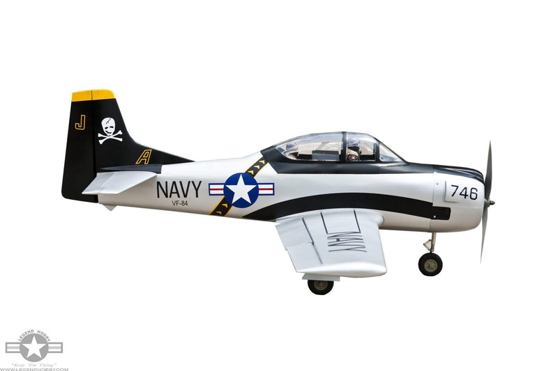 side shot of North American T-28 Trojan