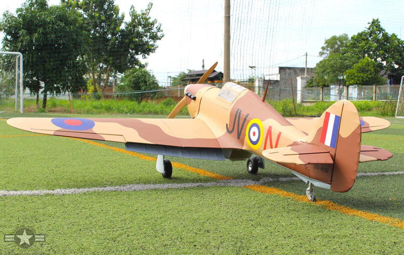 SEAGULL MODELS HAWKER HURRICANE 33CC BROWN/TAN CAMO - SEA 273N