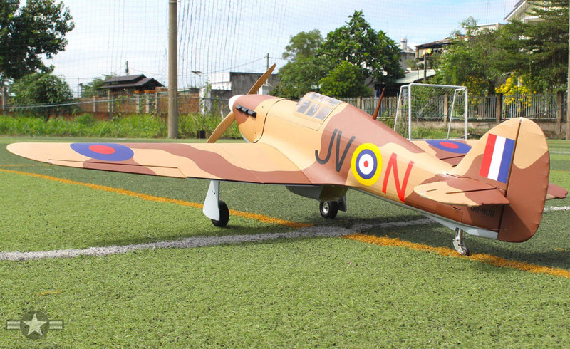 SEAGULL MODELS HAWKER HURRICANE 33CC BROWN/TAN CAMO - SEA 273N