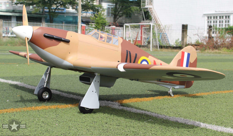 SEAGULL MODELS HAWKER HURRICANE 33CC BROWN/TAN CAMO - SEA 273N