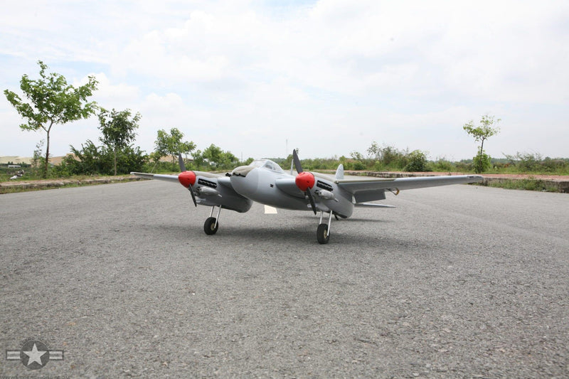 look at De Havilland Mosquito on a runway