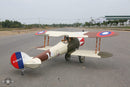 back view of Nieuport 28 Replica on a runway