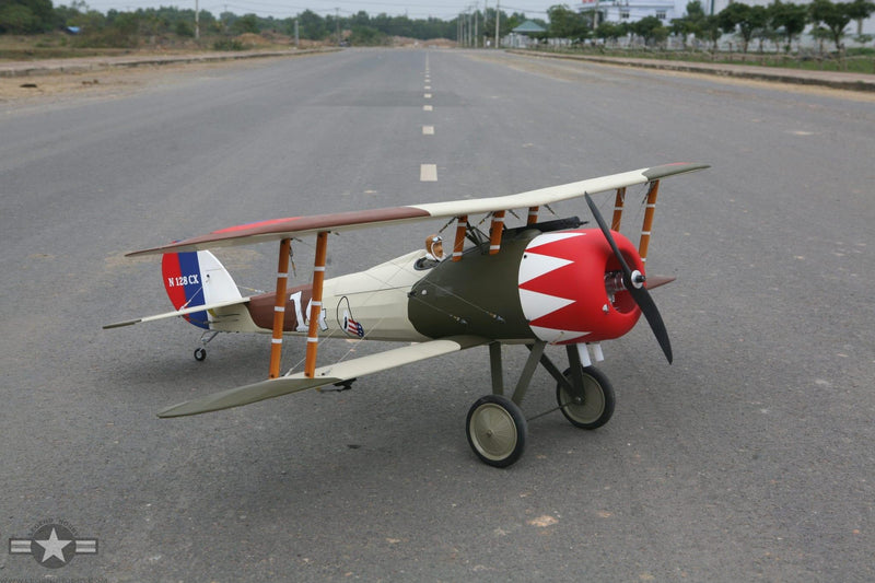 Nieuport 28 Replica on a runway