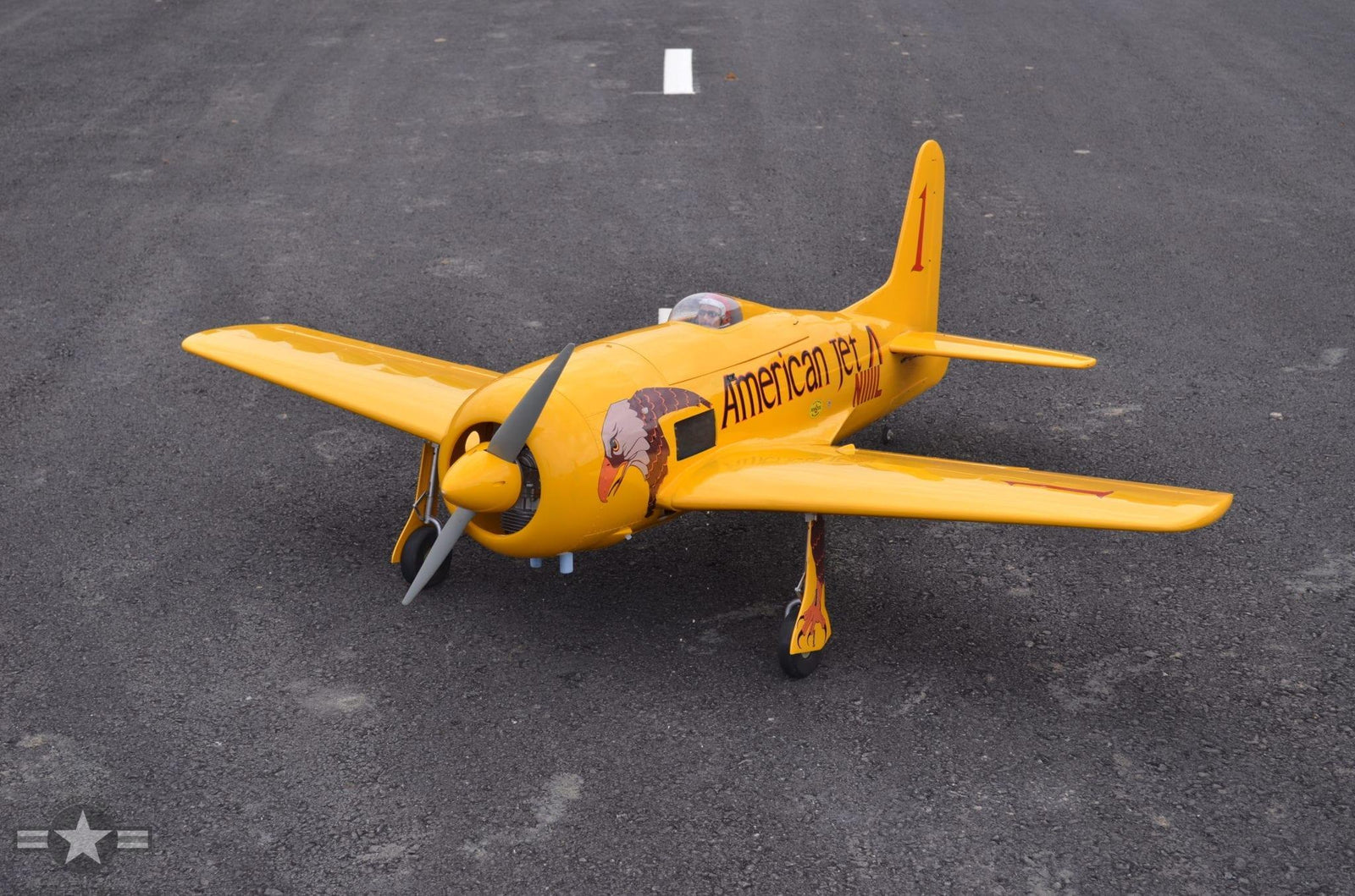 SEAGULL MODELS F8F BEARCAT CONQUEST I YELLOW RENO RACER - SEA324Y