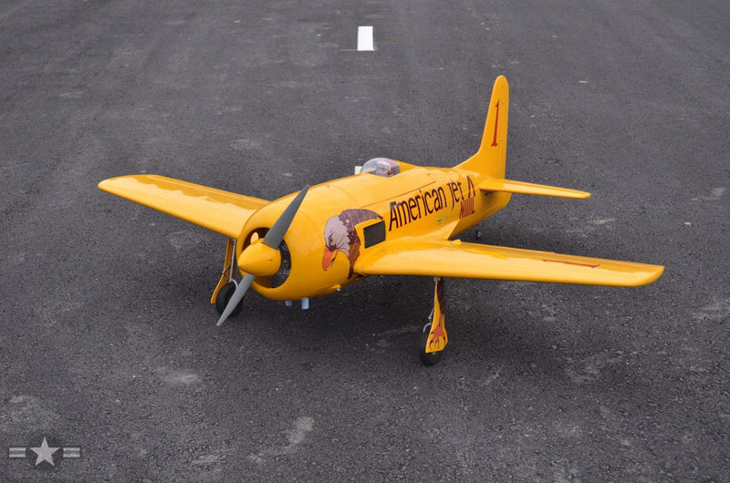 SEAGULL MODELS F8F BEARCAT CONQUEST I  YELLOW RENO RACER - SEA324Y