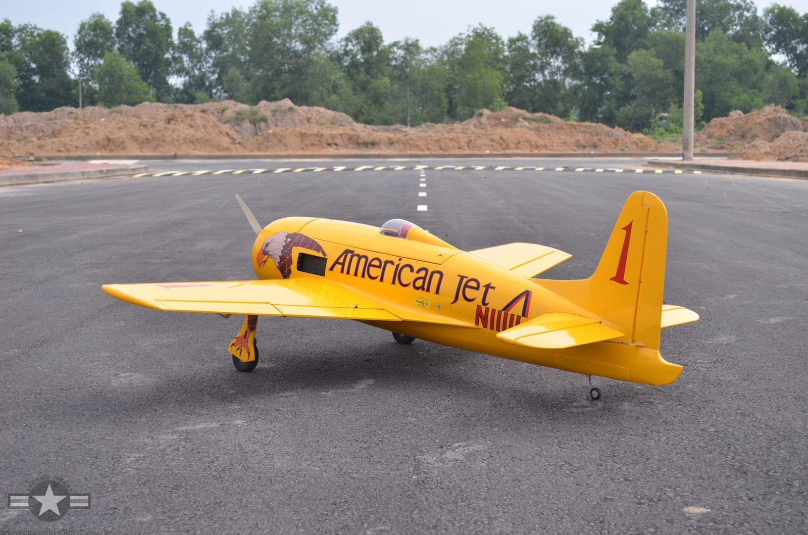 SEAGULL MODELS F8F BEARCAT CONQUEST I YELLOW RENO RACER - SEA324Y