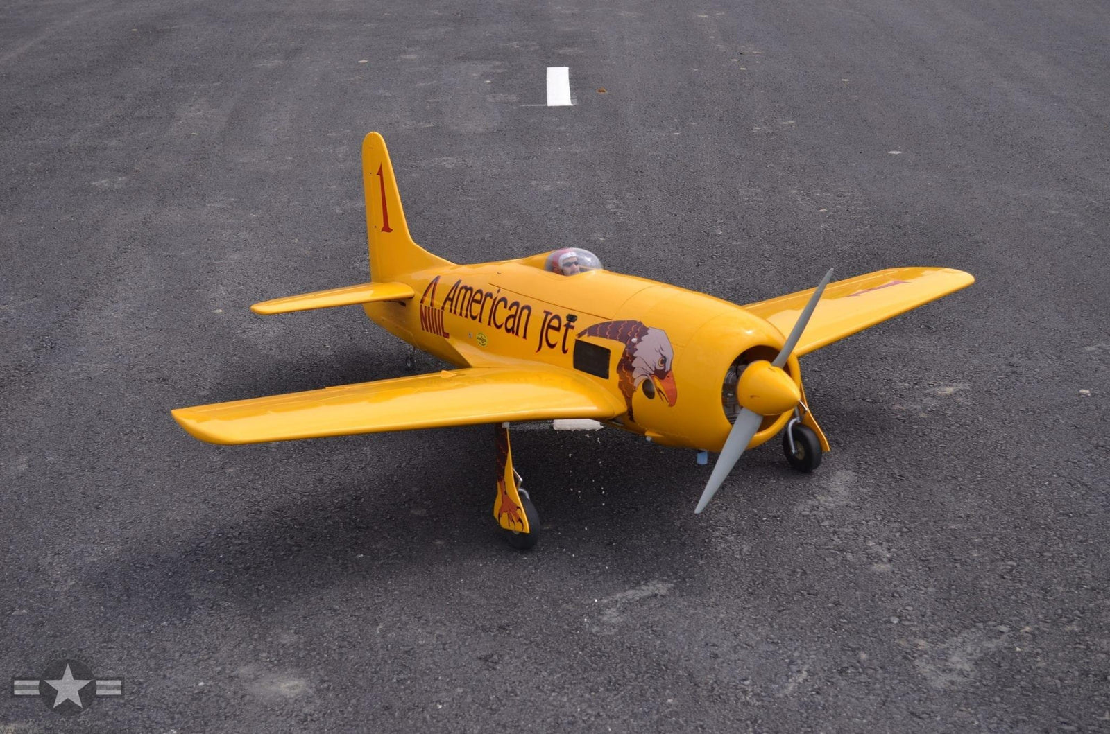 SEAGULL MODELS F8F BEARCAT CONQUEST I YELLOW RENO RACER - SEA324Y