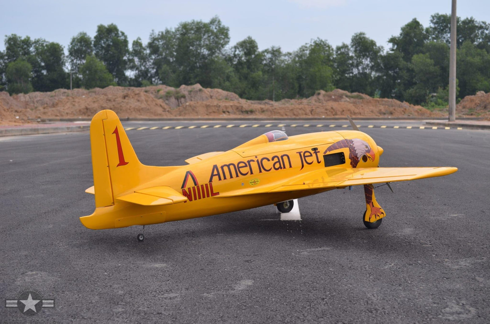 SEAGULL MODELS F8F BEARCAT CONQUEST I YELLOW RENO RACER - SEA324Y