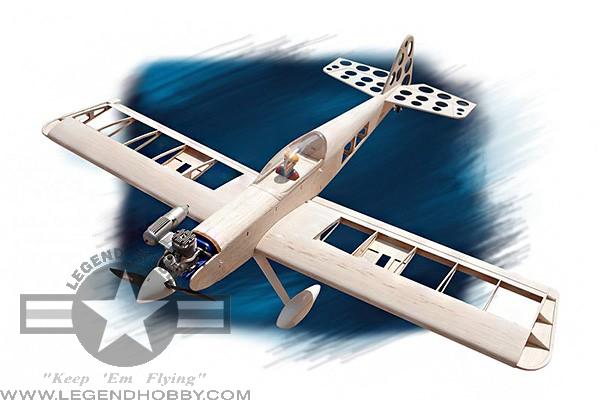 SEAGULL MODELS CHALLENGER SPORT BALSA BUILD UP KIT (.40-46) - SEA200K