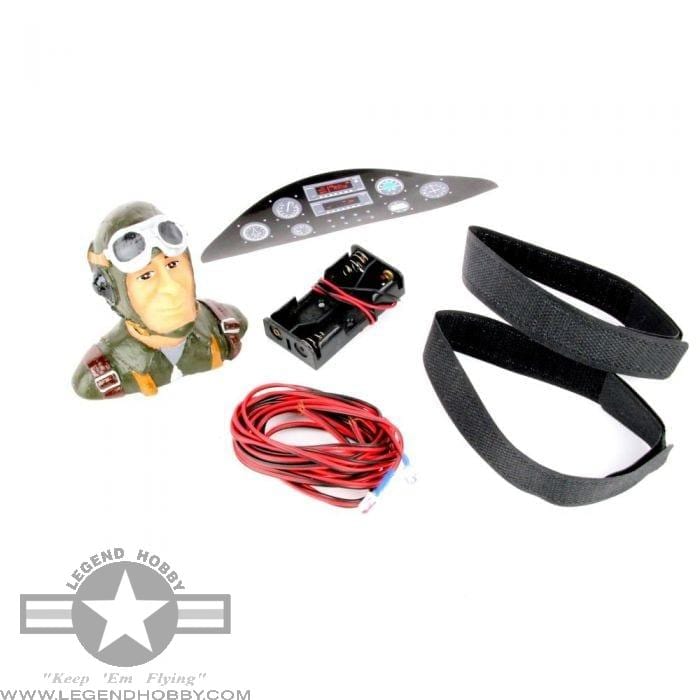 P-47 Master Edition Kit pilot and cockpit pieces