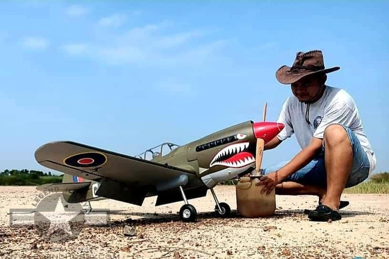 SEAGULL MODELS CURTISS P-40N WARHAWK 33cc-50cc 80" SEA250S