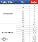 size chart for body and sleeve length