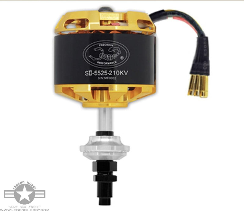 Scorpion SII-5525-210KV - 35cc Gas Equivalent (10s)