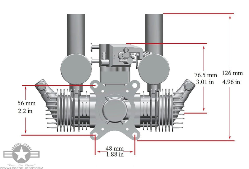 STINGER 20cc Twin Engine