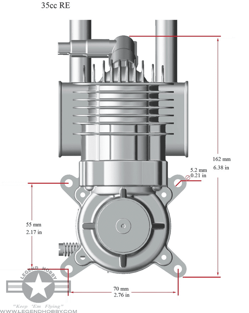 STINGER 35cc RE Engine