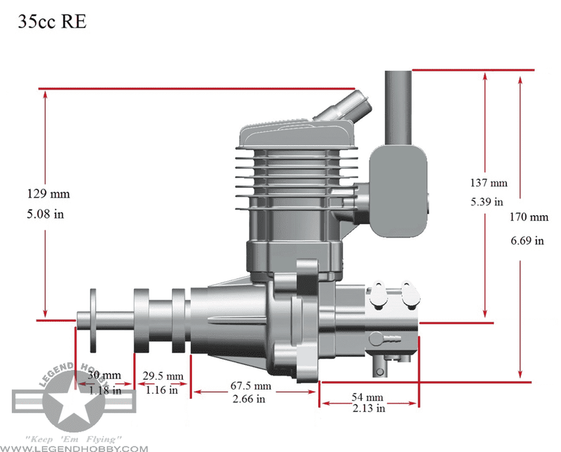 STINGER 35cc RE Engine