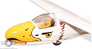 KA8B Glider 3 Meter White/Yellow | Seagull Models