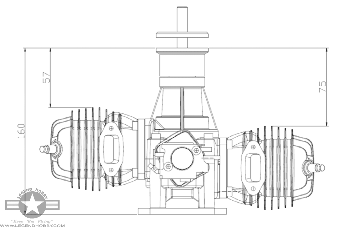 EME 120cc エンジン 未使用 EME 120 Twin