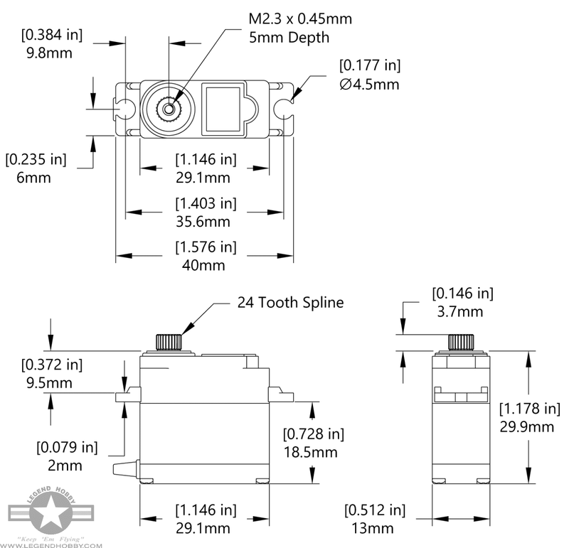 Hitec HS-85MG Premium Metal Gear Micro Servo