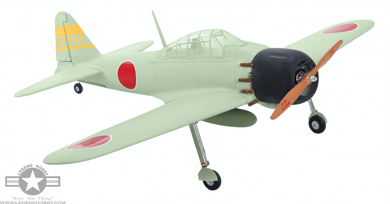 ZWX A6M ZERO 71″ FULL COMPOSITE WARBIRD - WHITE ZWX A6M ZERO 71″ FULL COMPOSITE WARBIRD - WHITE
