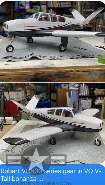 Robart Wheel Set For VQ Bonanza, Baron, T-42, T-34 Mentor, & T-34C