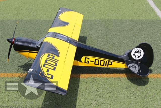 80" Aviat A-1C Christen Husky Black/Yellow | Seagull Models